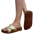 Sandalia Papete Moleca Birken Metalizada - comprar online