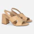 Sandalia Beira Rio Conforto Salto Grosso Feminina Slingback - loja online