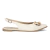 Sapatilha Dakota Slingback Bico Fino Metalizada Leve - comprar online