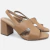 Sandalia Beira Rio Conforto Salto Grosso Feminina Slingback - loja online