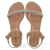 Sandalia Rasteira Beira Rio Conforto Brilho Tiras - loja online