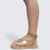 Sandalia Dakota Flatform Conforto Brilho - loja online