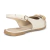 Imagem do Sapatilha Dakota Slingback Bico Fino Metalizada Leve