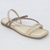 Sandalia Dakota Rasteira Conforto Strass