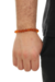 Pulseira de Âmbar Masculina Original Barroco Conhaque Rústico na internet