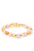 Pulseira de Âmbar Teen Original Limão e Quartzo Rosa