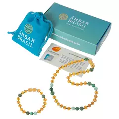 Kit de Âmbar Bebês Caramelo Amazonita - comprar online