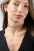 Choker de Âmbar Original Caramelo Rústico + Ágata Pink