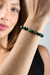 Pulseira de Âmbar Para Adultos Original Barroco Cereja Rústico e Jade