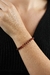 Pulseira de Âmbar Para Adultos Original Pulso Fino Barroco Conhaque Rústico