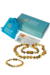 Kit Colar + Pulseira de Âmbar Para Bebês Original Verde Polido