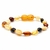 Pulseira de Âmbar Para Adultos Original Pulso Fino Bean Mesclado Polido - comprar online