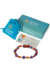 Pulseira Tornozeleira de Âmbar Para Bebês Original Bean Conhaque e Ametista
