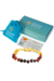 Pulseira Tornozeleira de Âmbar Infantil Original Rainbow Polido