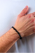 Pulseira de Âmbar Masculina Original Elástica Cereja Polido