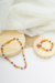 Kit Colar + Pulseira de Âmbar Para Bebês Original Caramelo Rústico e Ágata Pink - comprar online
