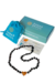 Colar de Âmbar Infantil Original Cereja Com Coração