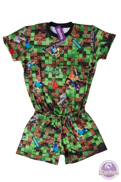 Pijama corto niños Minecraft - comprar online