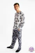 Pijama mangas largas Mickey (con remera blanca) - comprar online