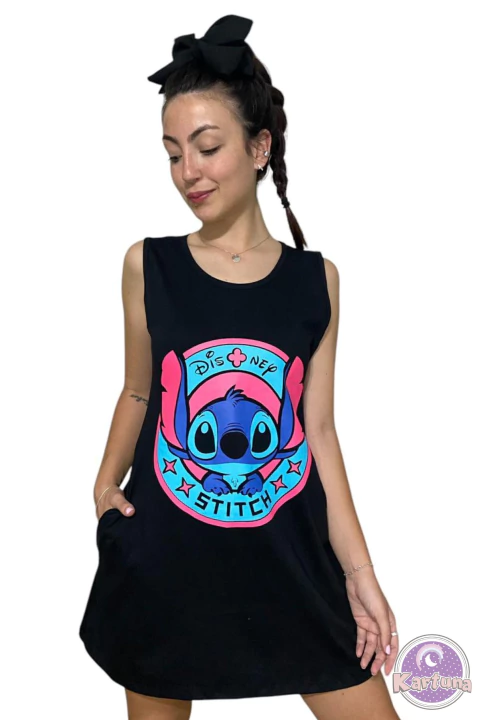 Vestido musculosa Stitch - comprar online