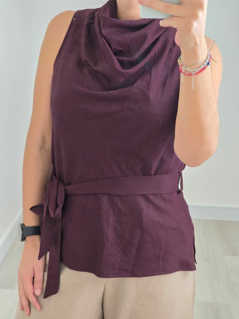 CAIRO TOP VOLCADO CON LAZO - comprar online