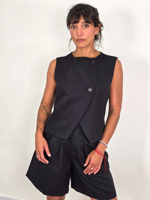 CHALECO CRUZADO SARGA