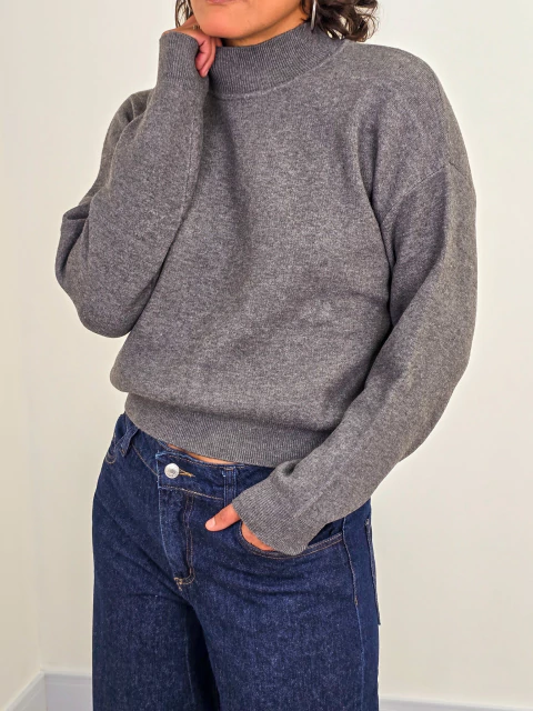 SWEATER MEDIA POLERA LISO - comprar online