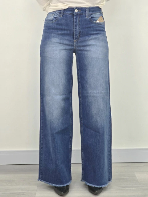 JEAN WIDE LEG BELICE