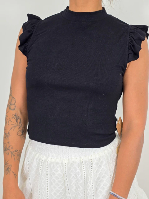 RE CROP C/VOLADOS VISCOSA - comprar online