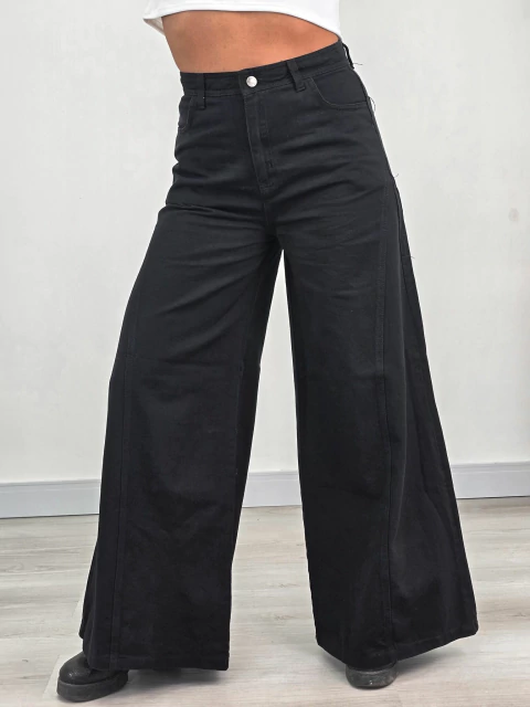 PANT GABARDINA WIDE LEG - comprar online