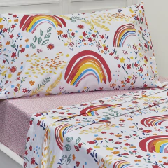 SÁBANA DANUBIO - TEEN 132 HILOS - 1 Plaza