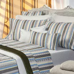 SÁBANA DANUBIO - ENTRE LÍNEAS BACH 180 HILOS - 1 1/2 Plaza