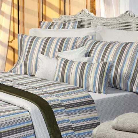 SÁBANA DANUBIO - ENTRE LÍNEAS BACH 180 HILOS - 1 1/2 Plaza