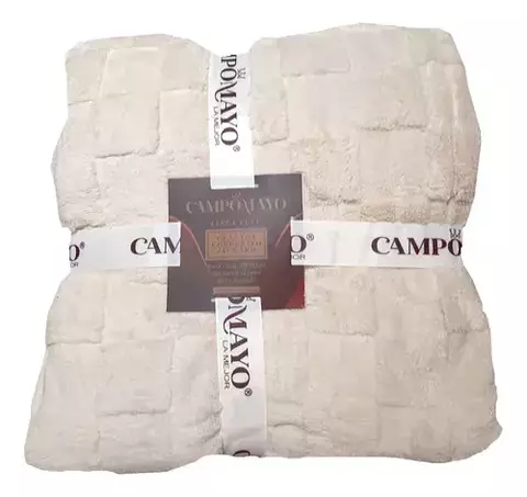 FRAZADA CAMPOMAYO - 1 1/2 Plaza - Color BEIGE - comprar online