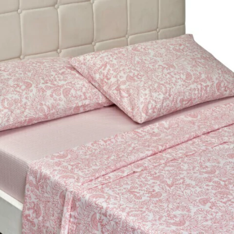 SÁBANA DANUBIO - BASIC MAJARI 132 HILOS - 1 1/2 Plaza