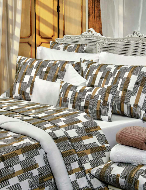 SÁBANA DANUBIO - GEO ROMA 144 HILOS - 2 1/2 Plazas - comprar online