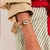 Bracelete de esfera liso banhado a ouro na internet