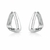Argola triangulo banhada a ródio - comprar online