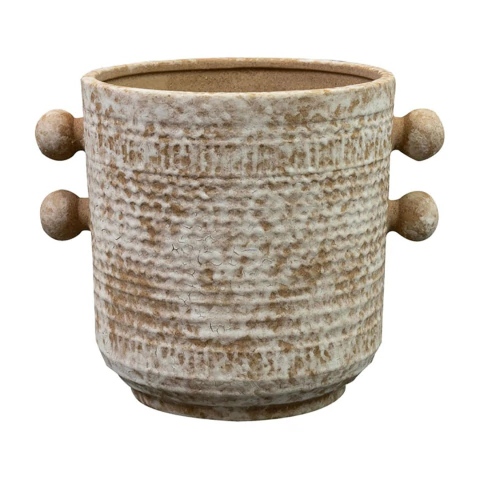 Vaso Cerâmico Sophia Areia D10 A12