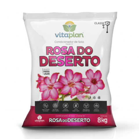 8kg Substrato para Rosa do Deserto Pronto para
