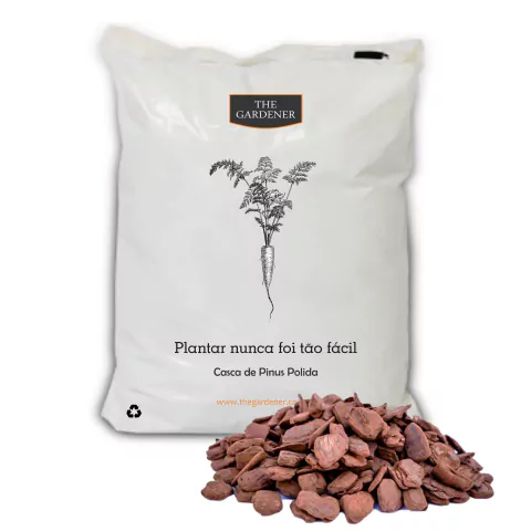 Casca de Pinus Polida 55 Litros