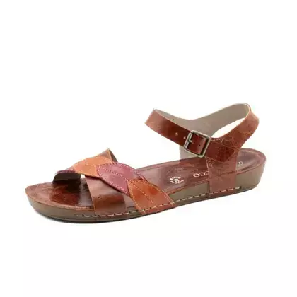Sandália Andacco Feminina Adulto Flatform Goa Em Couro - comprar online
