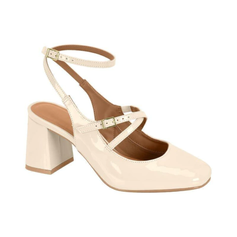 Sapato Vizzano Feminino Adulto Verniz Premium Confortável - comprar online