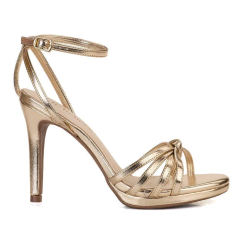 Sandália Bebecê Feminina Adulto Salto Fino Tira Nó - comprar online