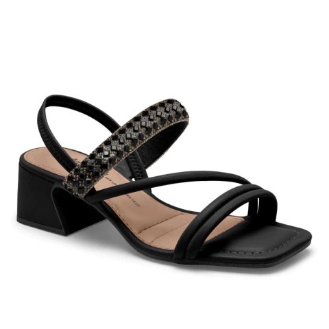 Sandália Dakota Feminina Adulto Almeria Tira Strass - comprar online