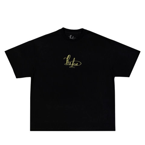 CAMISETA PRETA REFINE BORDADO