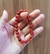 Pulseira de pedra ágata de fogo 8 mm - comprar online