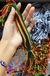 Dúzia de pulseira de pano reggae fina