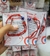 Pulseira de olho grego 7 nós vermelho