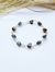 Pulseira de pedra ágata azul - comprar online